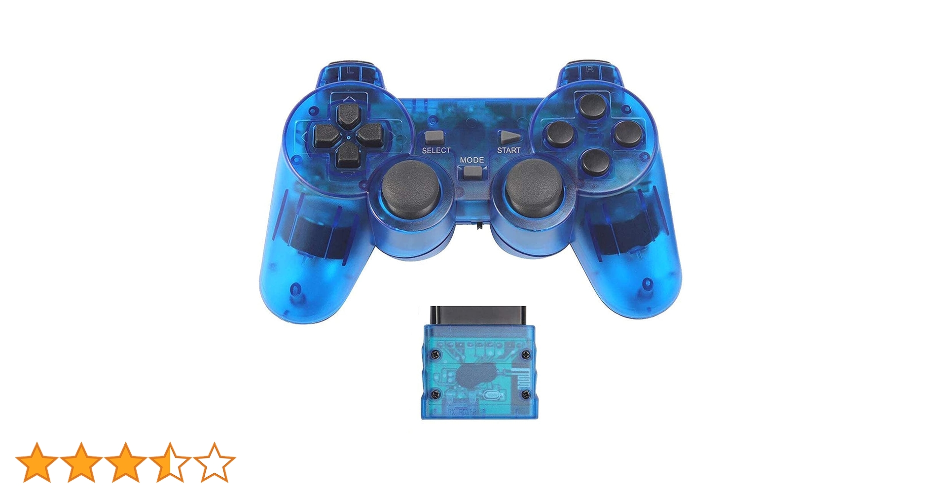 PS2用FUJIWORK ワイヤレスコントローラー 【中古美品・PS2】 PS2用FUJIWORK ワイヤレスコントローラー PXKWCR-BK【中古美品